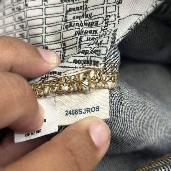 Taylor Stitch Jeans Mens 24x22” Democratic Selvedge Red Line Dark Wash Denim - Picture 12 of 16